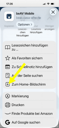 iPhone Schritt 2